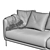 Sleek Scandinavian Design: Fredericia Konami Sofa 3D model small image 3