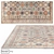 Art de Vivre: KAZAK ROYAL Gray-IVR Wool Carpet 3D model small image 1