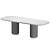 Sleek Modern Dining Table 3D model small image 5