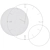 Contemporary Oversized Round Wall Clock 3D model small image 3