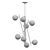 Elegant LED Foyer Chandelier 3D model small image 2