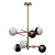 BARDI 6-Light Chandelier: Timeless Elegance 3D model small image 1