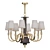 Vintage Bookshelf Chandelier 3D model small image 1