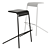 Sleek & Stackable Cappellini Alodia Stools 3D model small image 1