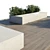 Urban Green Benches: Stylish Outdoor Furniture 3D model small image 4