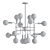 Yosemite Way Chandelier 3D model small image 2