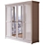 Riviera Collection Wooden Wardrobe: Elegant and Spacious 3D model small image 1