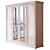 Riviera Collection Wooden Wardrobe: Elegant and Spacious 3D model small image 4