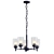 Winslow 5-Light Black Chandelier 3D model small image 1