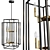 Rustic Lantern Pendant for Kitchen 3D model small image 1