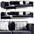 BoConcept Indivi Modern Convertible Sofa 3D model small image 1