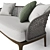 Elegant Lungotevere Sofa by Meroni and Colzani 3D model small image 3