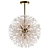 Glimmering Beaded Chandelier 3D model small image 8