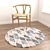 Round Rugs Set: Variety of Designs 3D model small image 6