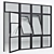  Sleek Aluminum Door 16  3D model small image 2