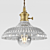 Rustic Glass Pendant Lights: Vintage Charm 3D model small image 3