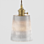 Rustic Glass Pendant Lights: Vintage Charm 3D model small image 4