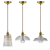 Rustic Glass Pendant Lights: Vintage Charm 3D model small image 6