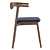 Scandinavian Inspired Pala Chair 3D model small image 3