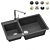 Sleek Brooklyn N175 Sink 3D model small image 1