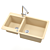 Sleek Brooklyn N175 Sink 3D model small image 2