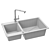 Sleek Brooklyn N175 Sink 3D model small image 4