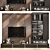 Modern TV Shelf: Stylish Wall Decor 3D model small image 1