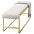 Sleek Sled Bench with Plush Comfort 3D model small image 4