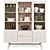 Brooklyn Cabinet: Stylish Storage with a Touch of Rustic Charm 3D model small image 1