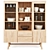 Brooklyn Cabinet: Stylish Storage with a Touch of Rustic Charm 3D model small image 5