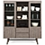 Brooklyn Cabinet: Stylish Storage with a Touch of Rustic Charm 3D model small image 6