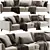 Modern Indivi Sofa: Stylish Comfort for Any Space 3D model small image 5