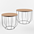 Haiti Coffee Table Set: Modern, Stylish 3D model small image 1