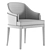  Sleek Wolf Dining Chair 3D model small image 4