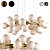 Modern LED Hanging Pendant with Magic Bean Design 3D model small image 7