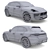 Luxury Detailed Porsche Macan S 3D model small image 6