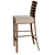 Rustic Elegance: Costantini Pietro Charm Stool 3D model small image 3