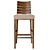 Rustic Elegance: Costantini Pietro Charm Stool 3D model small image 4