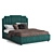 Sofas Line Green Bed 3D model small image 1