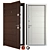 Olimpiya (Favorit) Entrance Door: Secure & Stylish 3D model small image 1