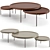 Fendi Casa Palmer Coffee Tables Set 3D model small image 2