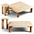 Fredericia Islets Table Set: Versatile and Elegant Furniture Solution 3D model small image 1