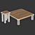 Fredericia Islets Table Set: Versatile and Elegant Furniture Solution 3D model small image 4