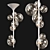 Elegant IONA LINE Chandelier 3D model small image 2