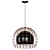 Black Metal Pendant Lamp 3D model small image 2