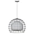 Black Metal Pendant Lamp 3D model small image 3