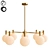 Adjustable G9 Chandelier: Modern Lighting Solution 3D model small image 1