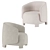 Luxurious Taru Armchair: Elegant Comfort by Ligne Roset 3D model small image 2