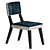 Plush Companion Velvet Chair 3D model small image 7