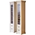 Riviera Collection Wooden Bookcase - Stylish and Spacious 3D model small image 1